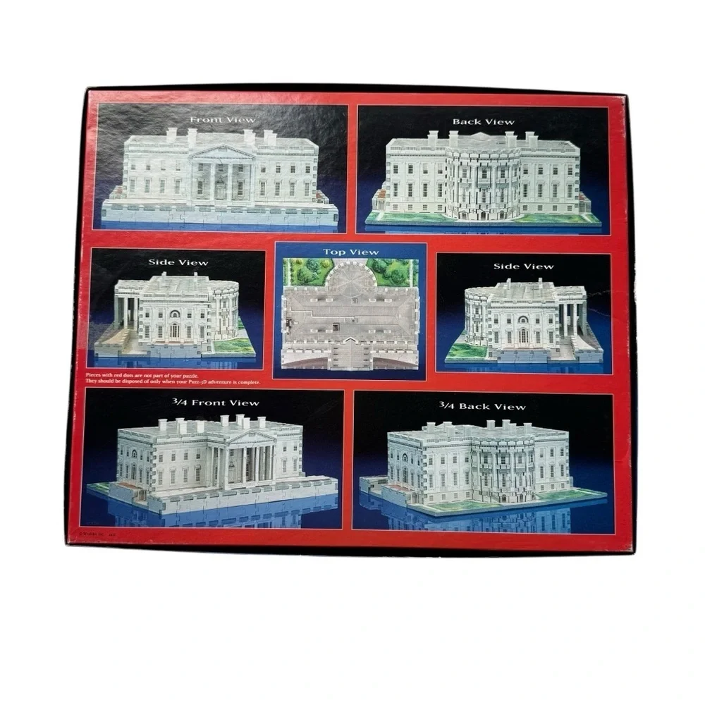 Milton Bradley 443 piece 3D jigsaw puzzle 